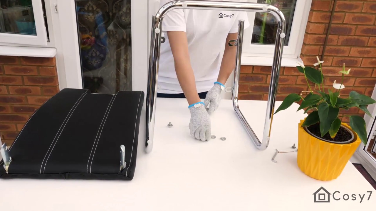 Watch video Cosy7 Svana Collection Leather Dining Chairs Assembly Guide - DC0006 Now Cosy7 Svana Collection Leather Dining Chairs Assembly Guide - DC0006