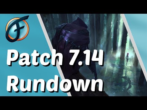 Ist das wirklich ein TaricBUFF?!  Patchrundown 7.14 Patch notes Kayn Fiora Singed