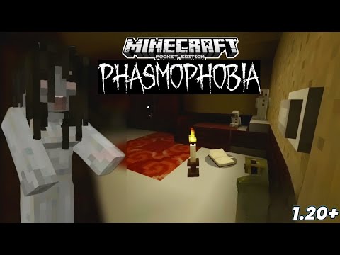 👻 Scariest Phasmophobia Addon for Minecraft PE! 😱