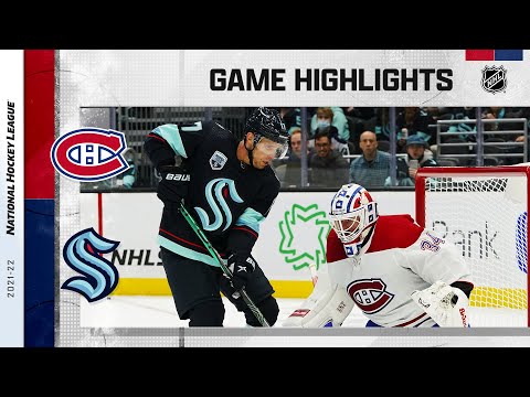 Canadiens @ Kraken 10/26/21 | NHL Highlights