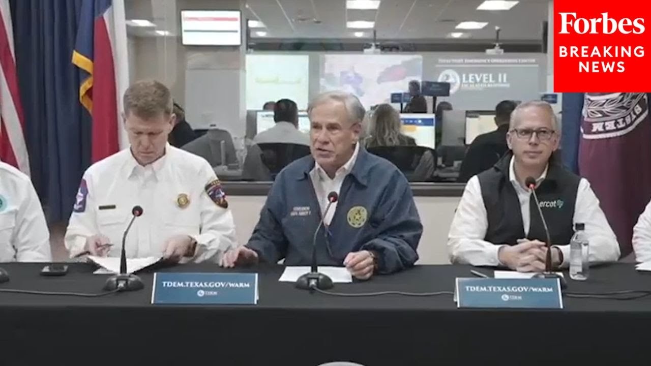 BREAKING NEWS: Texas Gov. Greg Abbott Provides An Update On The Response To Severe Winter Weather