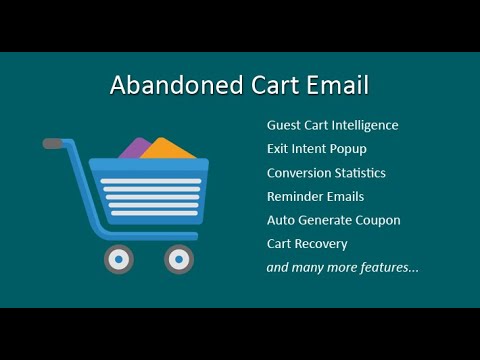 Abandoned Cart Email PRO 3.0.0 - OpenCart