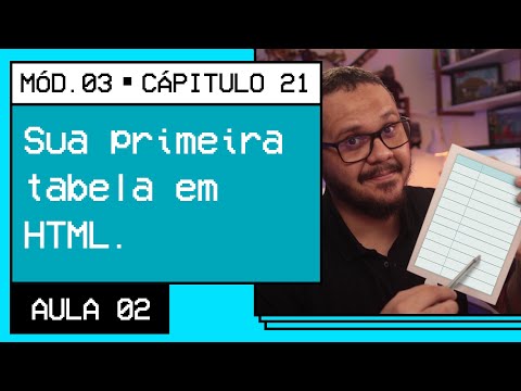 Sua primeira tabela em HTML Curso em Vídeo HTML5 e CSS3