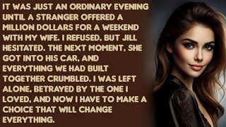 It was just an ordinary evening until a stranger offered a million dollars for a weekend with my....
