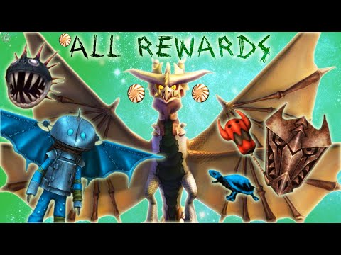ALL DREADFALL 2020 EVENT REWARDS! Flightsuit, Weapons & Hybrid Dragon Egg | School of Dragons