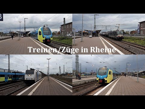 Treinen in Rheine // Züge in Rheine