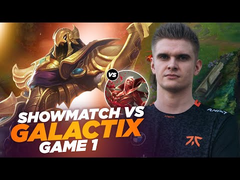 RHOBALAS : SHOWMATCH VS GALACTIX - AZIR VS VLADIMIR | LOL FR
