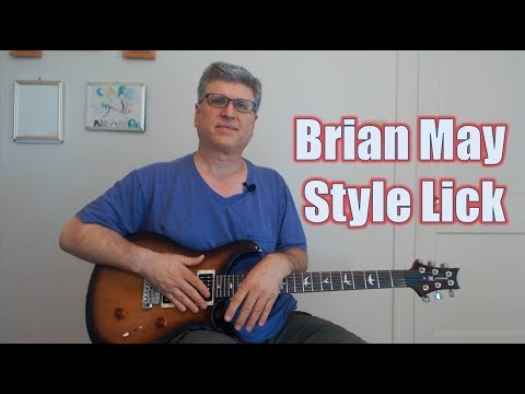 Brian May (Queen) Style Lick (Guitar Lesson with TAB)