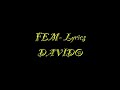 FEM - Davido Lyrics FEM - Davido Lyrics