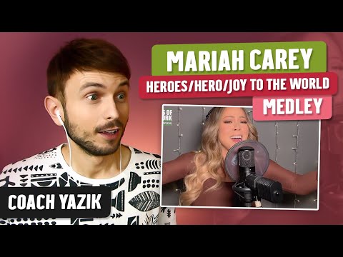 YAZIK reacts to Mariah Carey - Hero & Joy To The World Medley