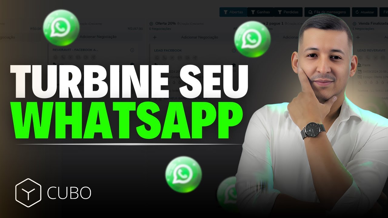 CRM Para WhatsApp Com Disparo Em Massa - Venda 10x Mais (Cubo Suite)