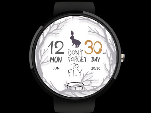 Fairy Rabbit 🐰 Watch Face Video