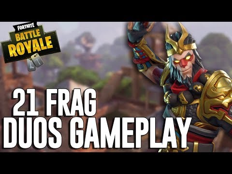 21 Frag Duos Gameplay! - Fortnite Battle Royale Gameplay - Ninja