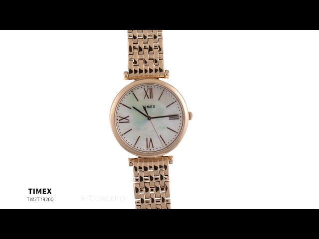 ساعة تايمكس باريسيين كوارتز نسائية - TW2T79100VQ