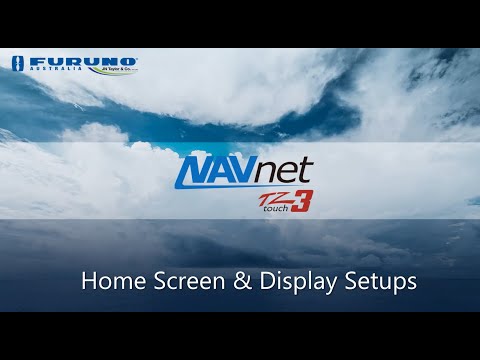 Furuno TZT3 Training Videos #1   Home Screen & Display Setups