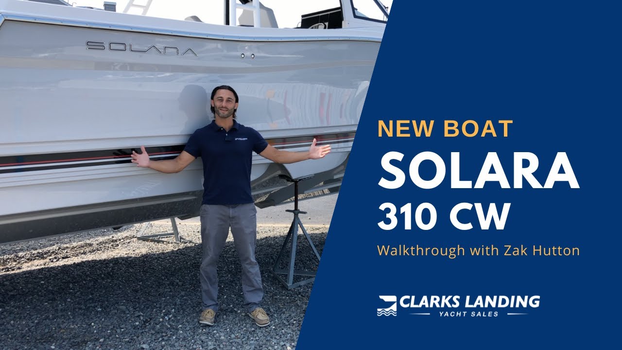 The Solara 310 CW Boat Walkthrough: An in-depth look at this powerful new boat!