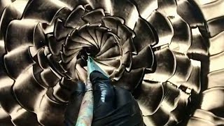 Black or WHITEBoard?!!! ONE Color Graphic Fluid Art