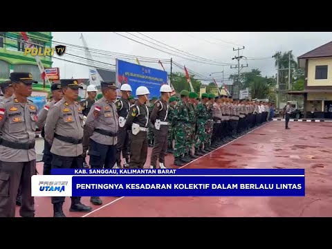 POLRES SANGGAU GELAR OPERASI PATUH KAPUAS 2025 WUJUDKAN TERTIB LALU LINTAS