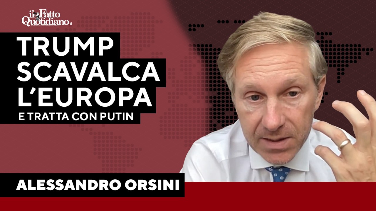 Orsini: “Trump compra diesel da Putin mentre l’Europa continua a sanzionare la Russia”