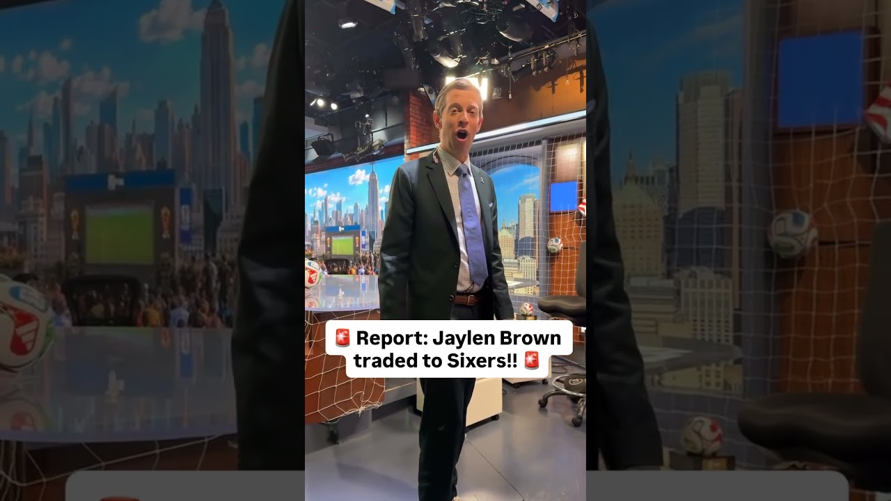 JAYLEN BROWN TRADED TO 76ERS?! 🤯 #nba #shorts
