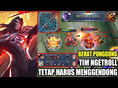 TOP GLOBAL MOSKOV DAPAT TEAM NGETROLL (AUTO GENDONG PUBLIK NGETROLL) ~ MLBB