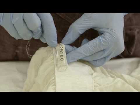 How to apply accession numbers to textiles - a National Services Te Paerangi resource