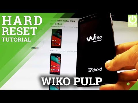 Hard Reset WIKO Pulp - REMOVE PATTERN IN WIKO