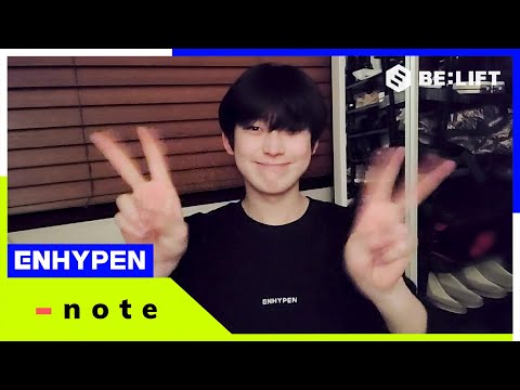 [-note] 210123 SUNOO - ENHYPEN (엔하이픈) (ENG/JPN)