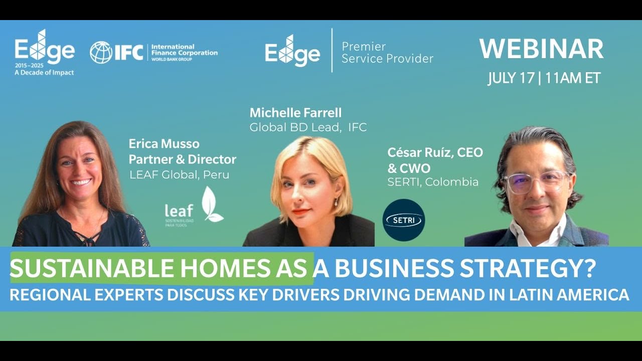 Webinar: Unlocking Opportunity in Latin America: Green & Resilient Housing