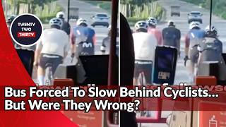 Bus Stuck Behind Cyclists Sparks Debate Over Singapore’s Road-Sharing Rules