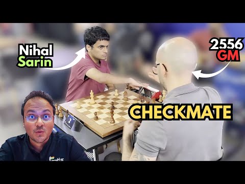 Nihal Sarin arrives 90 seconds late and checkmates his opponent