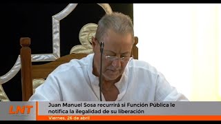 Juan Manuel Sosa recurrirá si Función Pública le notifica la ilegalidad de su liberación