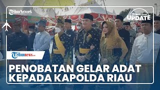 Melihat Penambalan Gelar Adat Irjen Pol Mohammad Iqbal di Balai Lembaga Adat Melayu Riau Kota Dumai