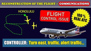 Flight control issue. EMERGENCY return after departure | American Airlines Airbus A321neo | Honolulu