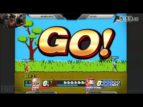 Final Smash Attack - SSB4 High Stakes Invitational 1v1 - HBA Angel Cortes vs LOF False