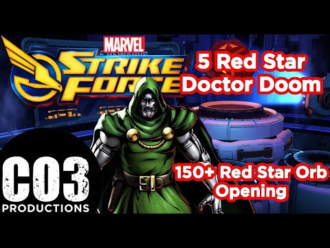 Doctor Doom to 5 Red Star - 150+ Red Star Opening - MSF - Marvel Strike Force
