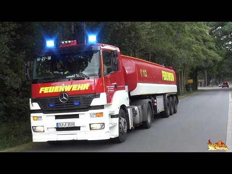[GTLF 30.000 zu Großeinsatz] Wachausfahrt Feuerwehr Lastrup + Anfahrten FW LK Cloppenburg + RD