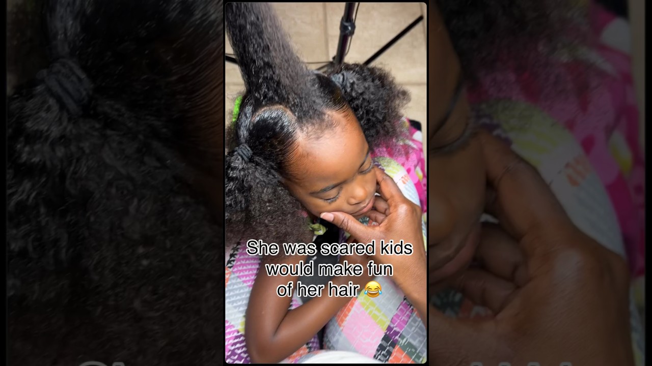 Me as a mom🙄 #cutehairstyle #naturalhair #toddlerhairstyle #blackgirlhairstyles #cutebaby #braids