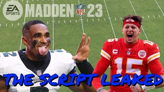 The Superbowl script has leaked! Greatest Superbowl ever