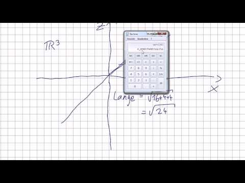 Mathematik für Informatik Studenten 66 - Vektoren : Normalisierung