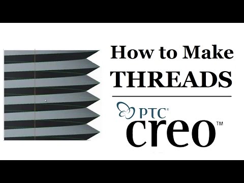 How to make threads in Creo | ProE tutorial | Creo Beginner Tutorial 2021