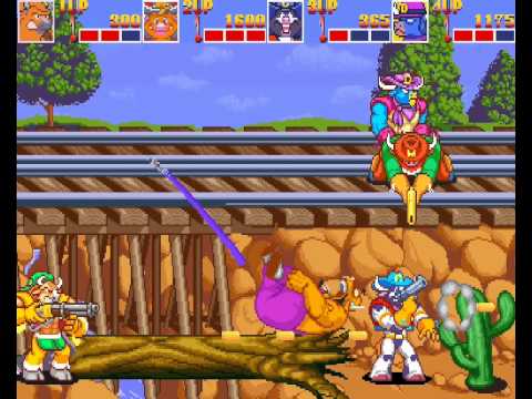 Wild West C.O.W.-Boys of Moo Mesa 4 player Netplay arcade game