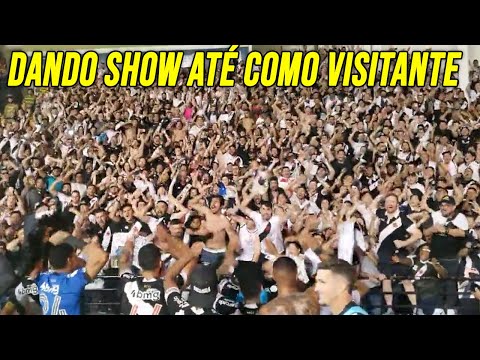Espetáculo! Torcida do Vasco dando show como visitante contra o Criciúma