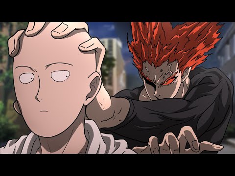 Garou vs Saitama, fatal mistake!!! Garou calls Saitama bald