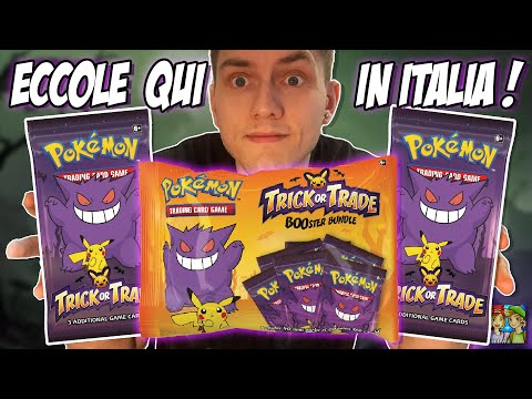 APRO in ESCLUSIVA le NUOVE CARTE POKEMON "TRICK or TRADE" dedicate ad Halloween  !