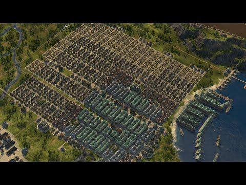 003. Let's Play ~ Anno 1800 ~ 1.000.000 people marathon ~ Levelling up docklands