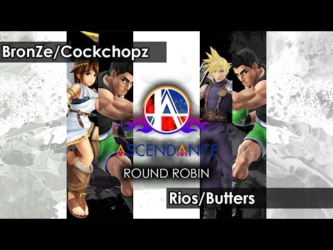 Smash 4: BronZe/Cockchopz V Rios/Butters - Ascendance 25 Tournament SSB4