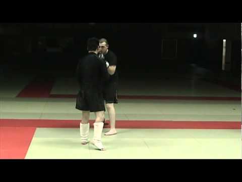 【チーム・ファイヤー】BOBBY vs Mr.Sさん 総合格闘技スパーリング 20110828