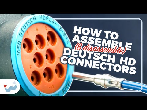 How to Assemble and Disassemble Deutsch HD Series Connectors