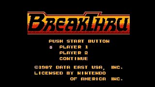 BreakThru (NES) - Full Run with No Deaths